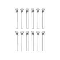 MJX Round Head Half Thread Screws (12pcs) [M3294]