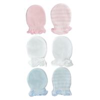 Playette Newborn Bamboo Mittens Assorted Colours 131222