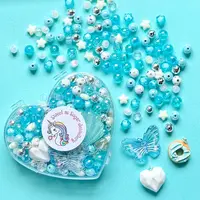 Sweet As Sugar Tiffany Teal Heart Jewellery Making Kit Q07