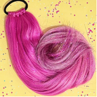 Sweet As Sugar Tie-In Ponytail Bubble Gum R07