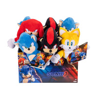 Sonic The Hedgehog 3 Movie 9" Plush Assorted One Supplied 424674