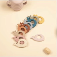 Honeysuckle. Whale Baby Silicone Teether