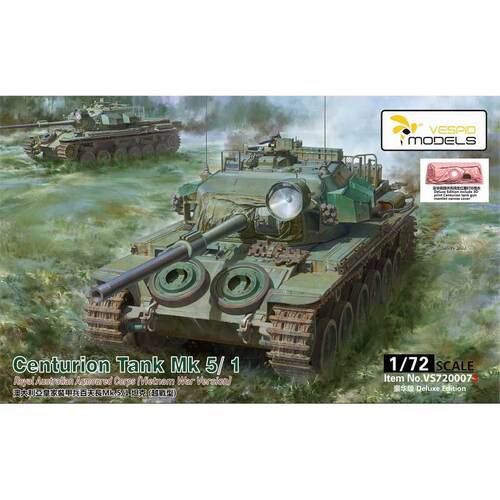 Vespid Models Centurion Tank Mk 5/1 Royal Australian Armoured Corps 1:72 Scale Model Kit VS720007S