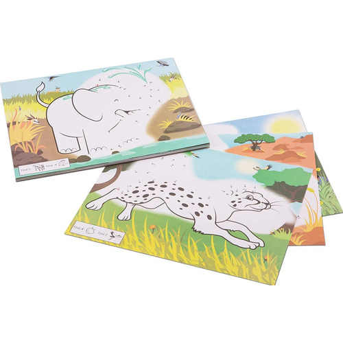 Melissa & Doug ABC Dot-To-Dot Colouring Pad Animals MND9104