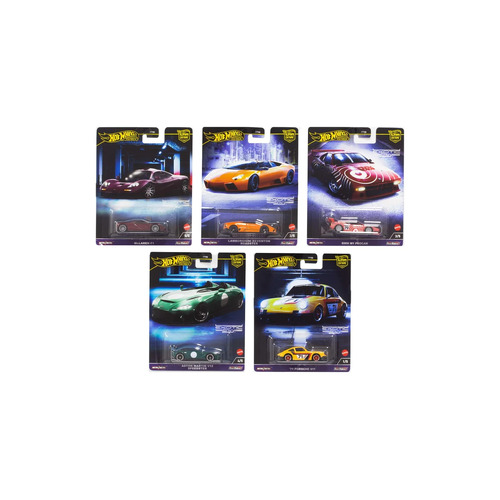 Hot Wheels Premium Car Culture Exotic Envy GPY86 HKC76-80 5pk