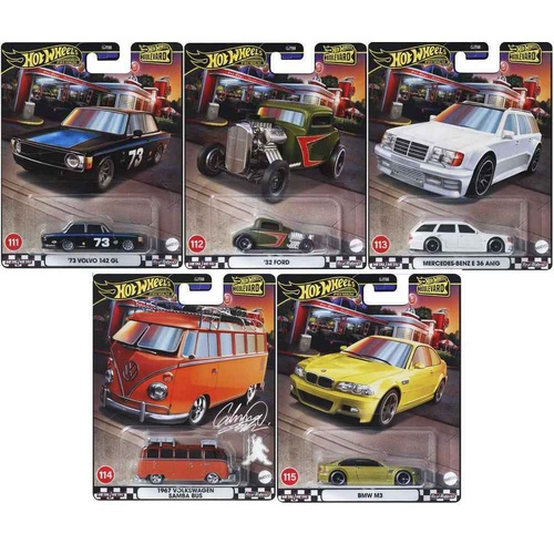 Hot Wheels Premium Boulevard Set of 5 111-115 GJT68-956Z