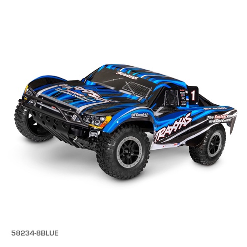 Traxxas Slash 1:10-Scale R/C 2WD Short Course Racing Truck with TQ 2.4GHz radio system 58234 Assorted Styles [Colour: Blue]