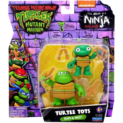 Teenage Mutant Ninja Turtles: Mutant Mayhem Movie Turtle Tots: Raph & Mikey 26221