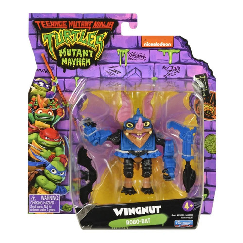Teenage Mutant Ninja Turtles: Mutant Mayhem Movie Wingnut Robo-Bat Figure 83269