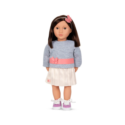 Our Generation Mei with Pink Pleated Skirt 46cm Doll OG31400