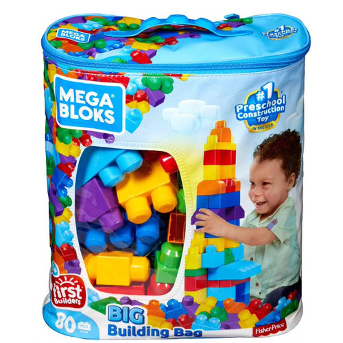 Mega Bloks 80pc Building Bag DCH63