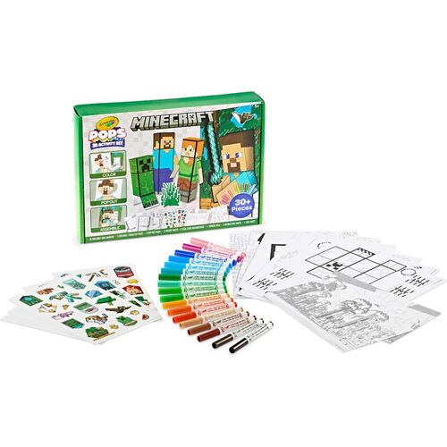 Crayola POPS 3D Activity Set Minecraft 042942