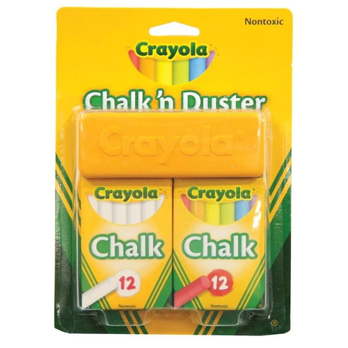 Crayola Chalk 'n Duster Blister Pack 516009