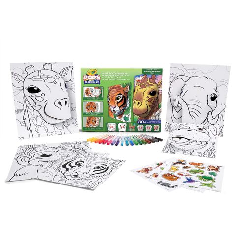 Crayola POPS 3D Activity Set Jungle 042595