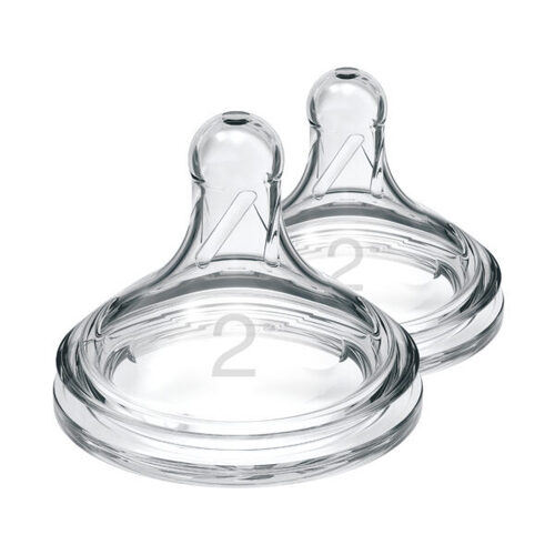 Dr Brown's Level 2 Wide Neck Bottle Nipples 2pk WN2201