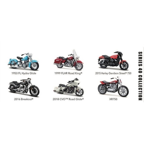 Maisto Harley Davidson 1:18 Scale Assorted; One Supplied 31360