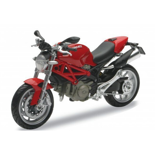 Ducati Monster 1100 (2010) 1:12 Scale Diecast Motorcycle Assorted; One Supplied