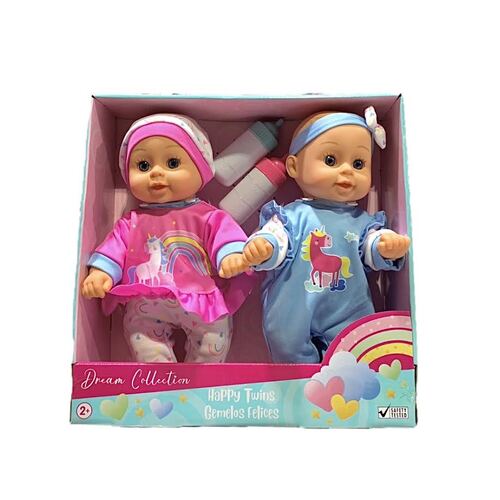 Gigo Dream Collection 12" Happy Twins Dolls 23210