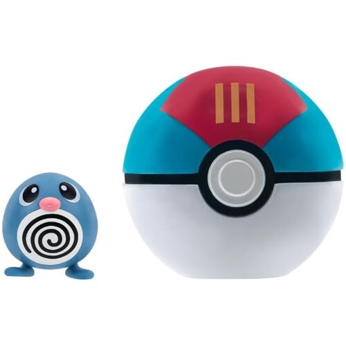 Pokemon Clip 'N' Go Poliwag Figurine + Lure Ball 95057