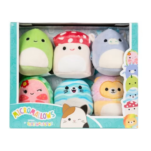 Squishmallows 2.5" Micromallows 6 Pack #188,48,64,50,51,52