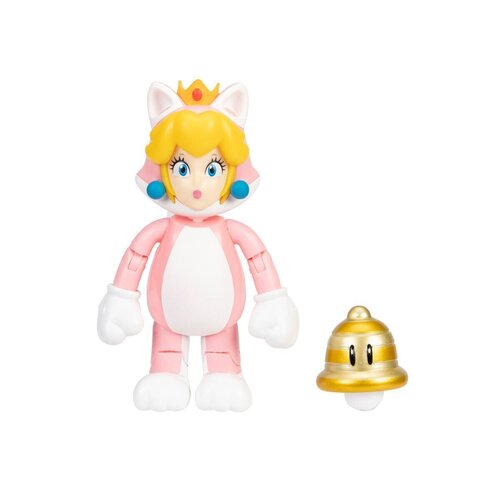 Nintendo Super Mario 4" Figures Cat Peach with Super Bell 68518