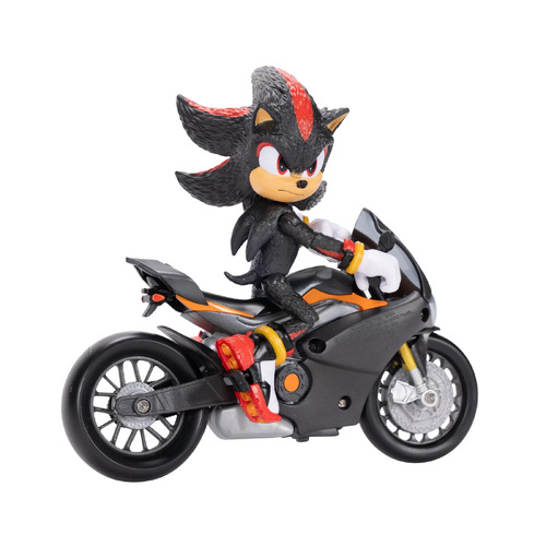 Sonic the Hedgehog Sonic 3 Movie Shadow 5" Figure & Motorcycle 424064