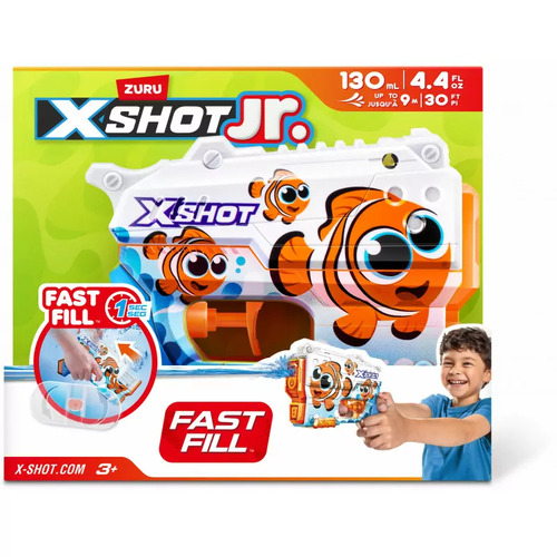 Zuru XSHOT Jr. Fast Fill Water Blaster - Clown Fish