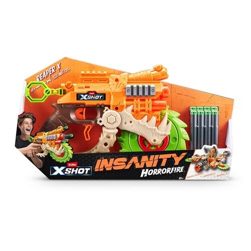 XSHOT Insanity Horrorfire Reaper X Dart Blaster 36730