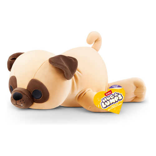 Zuru Hug-A-Lumps Medium 1.5kg Weighted Plush Toy - Olly the Pug 14901B