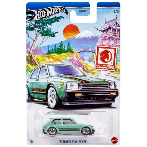 Hot Wheels J-Imports '81 Toyta Starlet KP61 GDG44