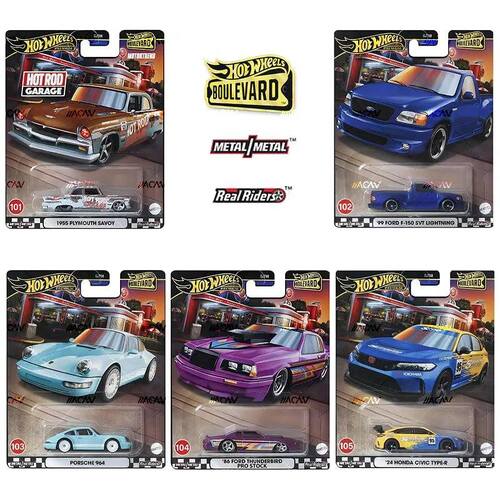 Hot Wheels Premium Boulevard Vehicles 5pk MATGJT68 