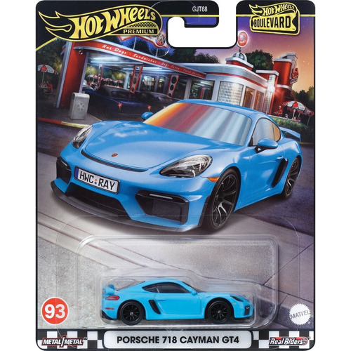 Hot Wheels Premium Boulevard Porsche 718 Cayman GT4