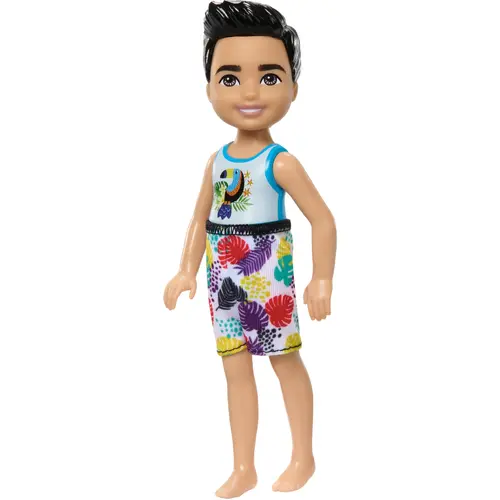 Barbie Chelsea Beach Doll Swim Trunks Toucan Singlet GLN73