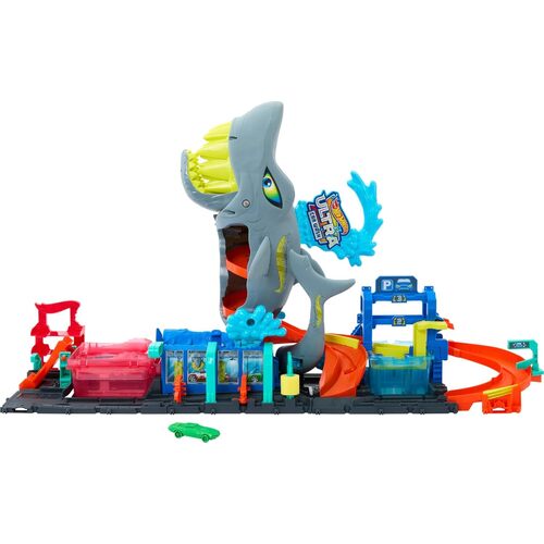 Hot Wheels Ultra Shark Car Wash Playset HTN82