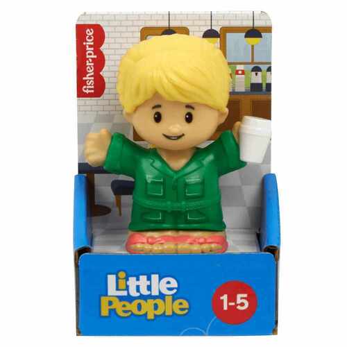 Fisher Price Little People Single Figure Character: Blonde Lady with Coffee HVT45