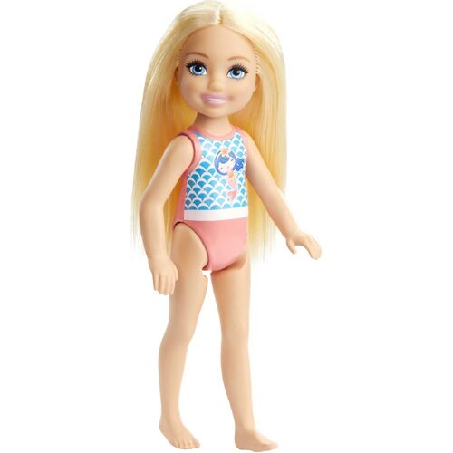 Barbie Club Chelsea Beach Mermaid Swimsuit Doll GLN73