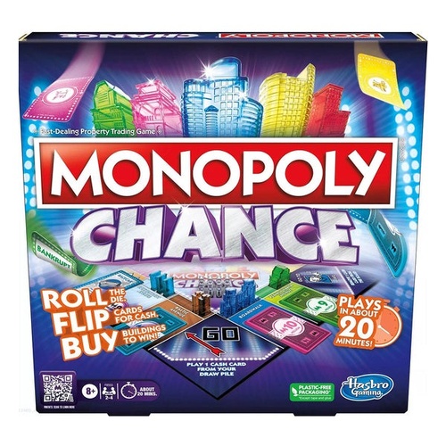 Hasbro Gaming Monopoly Chance Board Game F8555