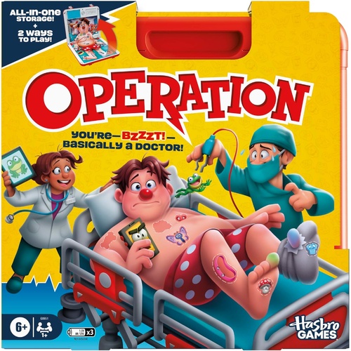 Operation Electronic Board Game with Carry Case G0951