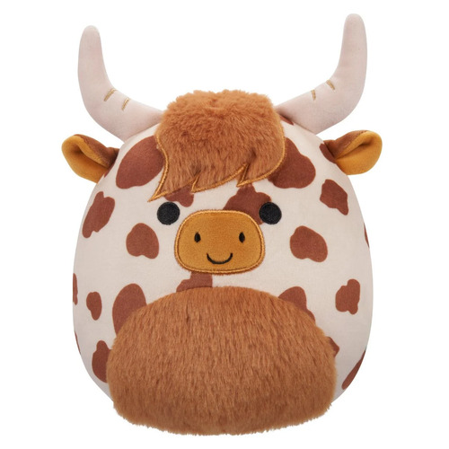 Squishmallows 7.5 inch Alonzo the Highland Cow Plush 04067