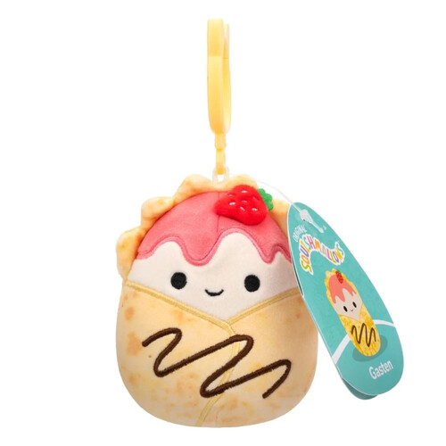 Squishmallows 3.5" Clips Gasten the Strawberry Crepe 0306