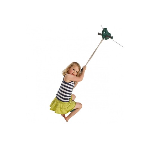 Zip Wire Parra GREEN With Monkey Swing - GREEN Flying Fox - 30m