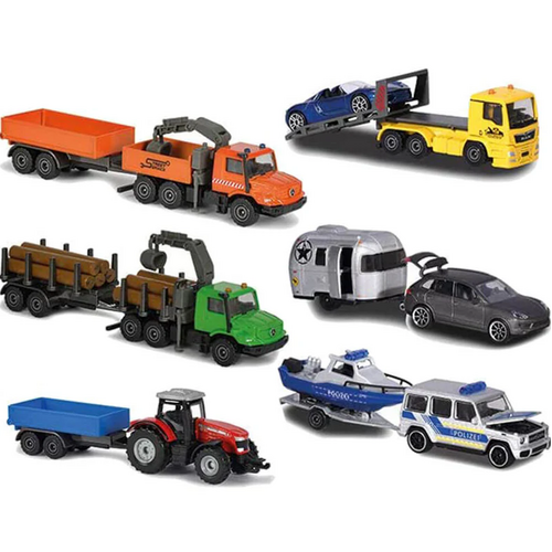 Majorette Vehicle & Trailer Assorted MJ51672; One Supplied