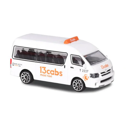 Majorette Maxi Van 13Cabs Australia Hiace Vehicle White MJ53720