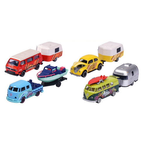 Majorette Volkswagen Vehicle With Trailer Assorted MJ65464