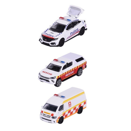 Majorette Australian Triple Zero Rescue Vehicles Assorted MJ71069