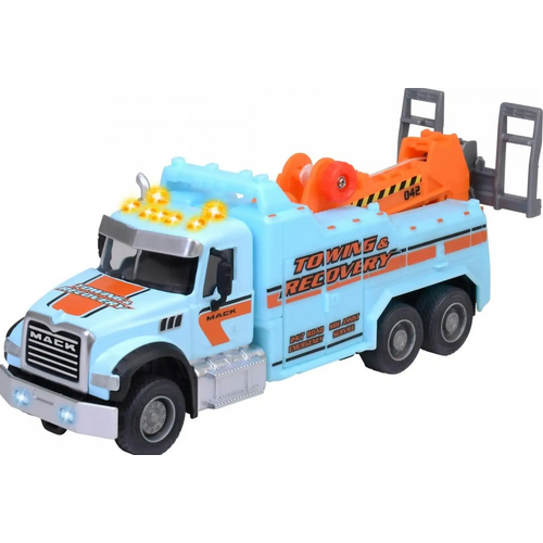 Majorette Mack Granite Tow Truck with Lights & Sounds MJ73469