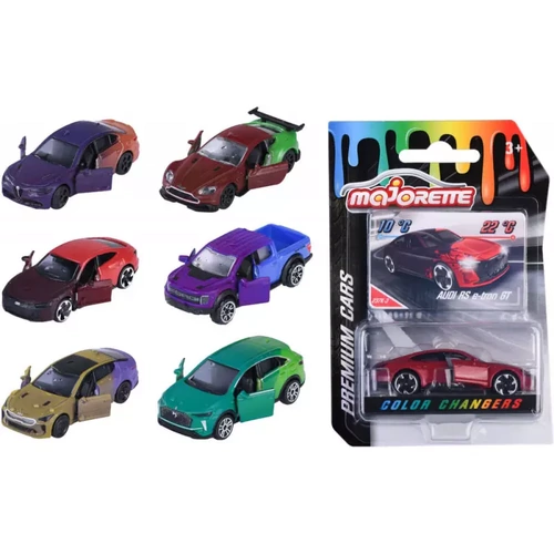 Majorette Premium Cars Colour Changers Assorted; One Supplied MJ76354