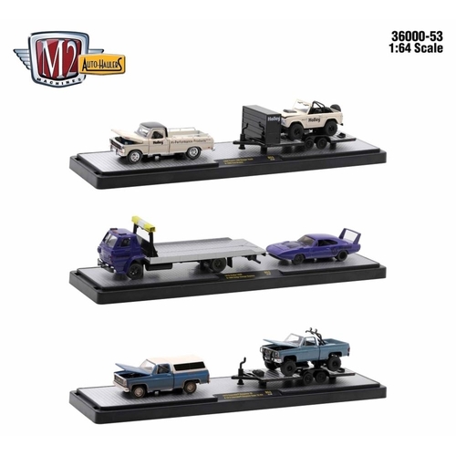 M2 Machine Auto Haulers 1:64 Scale Diecast Vehicle Single Assorted Mix 53 M23600-49