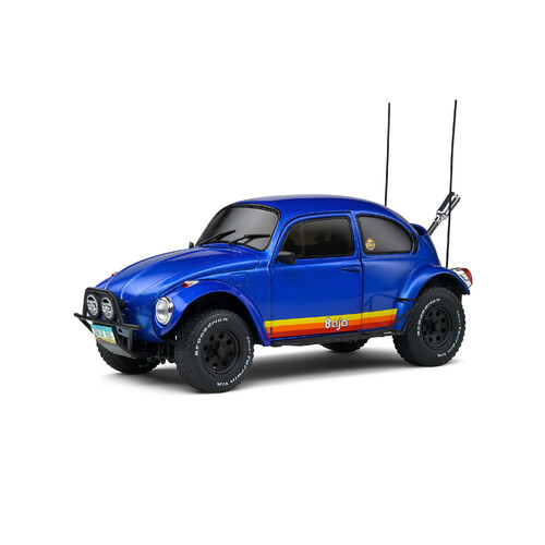 Solido 1975 Volkswagen Beetle Baja Metallic Blue 1:18 Scale Diecast Vehicle 1809601