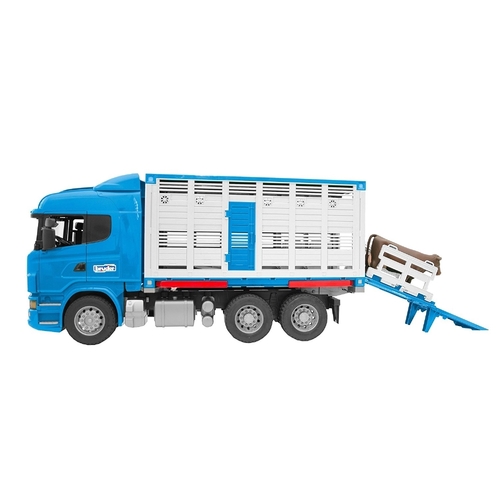 Bruder Scania R-Series Cattle Transportation Truck with Cow 03549